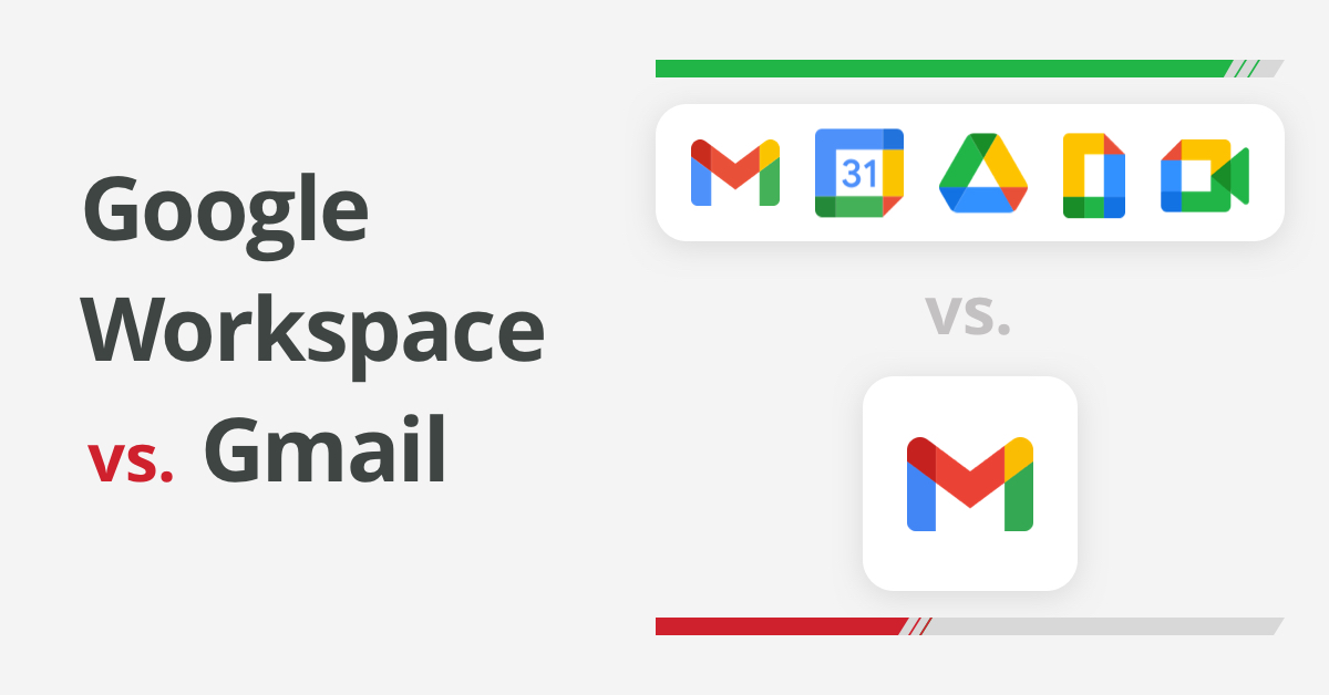 Google Workspace (G Suite) vs Gmail...